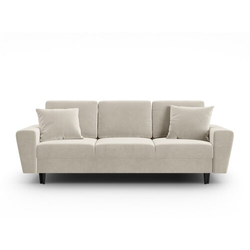 Cosmopolitan Design Bež bar&amp;scaron;unasti sklopiva/s prostorom za odlaganje sofa 235 cm Kyoto &amp;ndash; Slike