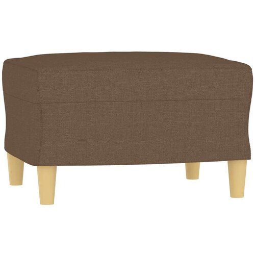  3-dijelni set sofa s jastucima smeđi od tkanine Slike