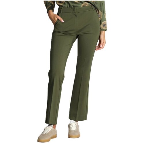 Emme Marella Hlače Chino / Carrot FLARE Zelena Slike