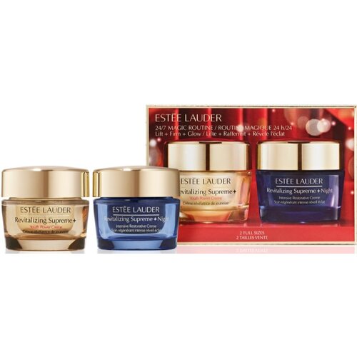 Est&amp;eacute;e Lauder Holiday Black Friday Sets Supreme+ Mix 2pcs poklon set (za dan i noć) Slike