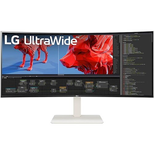 LG 38WR85QC-W, 38", IPS, 21:9, 3840x1600, 144Hz, 2x HDMI,DP,USB-C monitor, (21024514) Cene