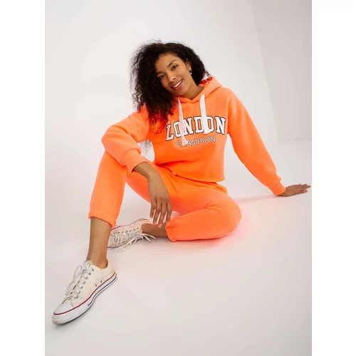 Fashion Hunters Fluo orange sweatshirt by Larain
