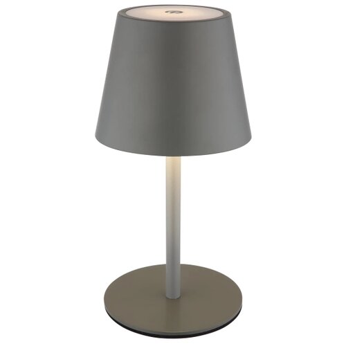 Globo 58488G-LED Dodirna prigu&amp;scaron;iva punjiva spoljna stona lampa VANNIE 3W/5V IP54 1800mAh siva Slike