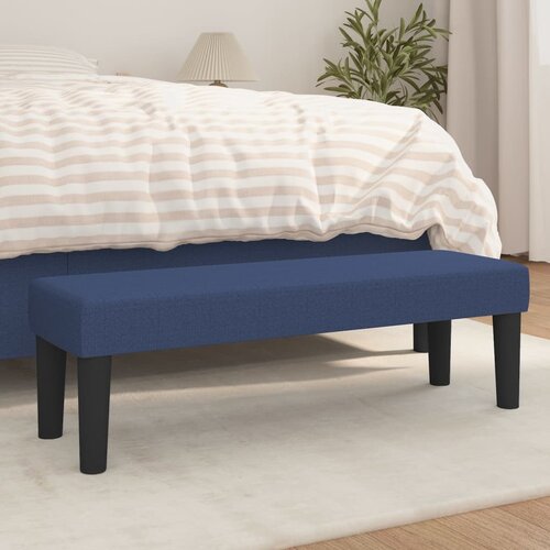 vidaXL Klop modra 100x30x30 cm blago Cene