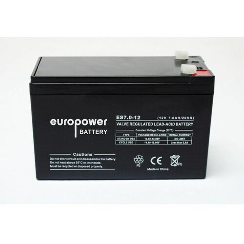 Xrt Europower baterija za ups 12V 7Ah europower Slike
