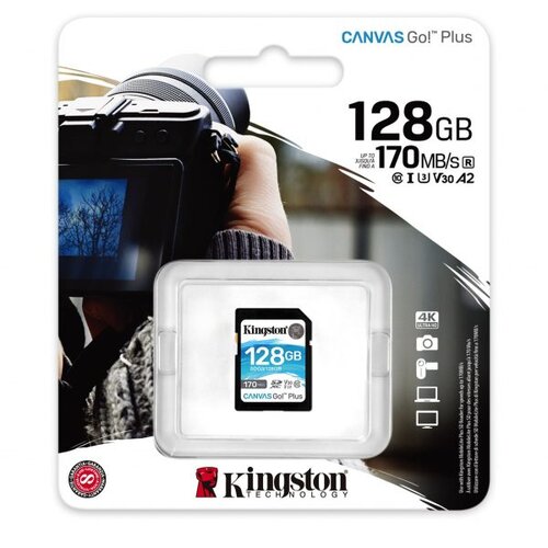 Kingston SD 128GB CanvasGoPlus Slike
