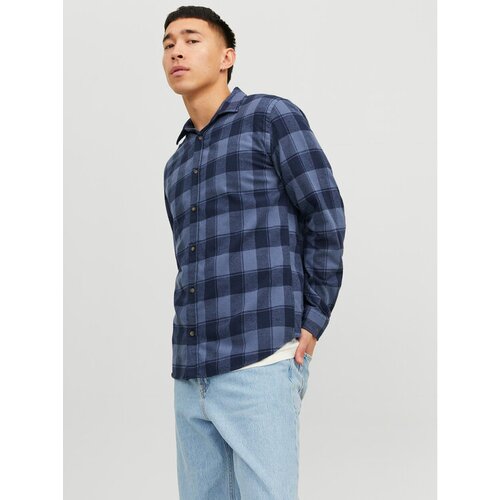 Jack &amp;amp; Jones Srajca 12236873 Modra Slim Fit Slike