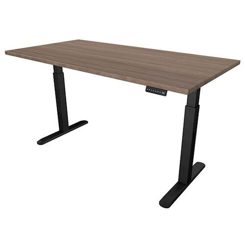 Uvi električna miza hrast desk nature, temno rjava Slike