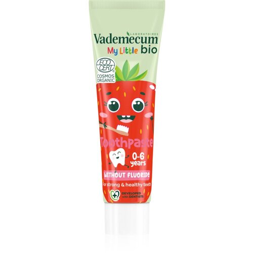 Vademecum BIO Strawberry zubna pasta za djecu bez fluorida jagoda 50 ml Cijene