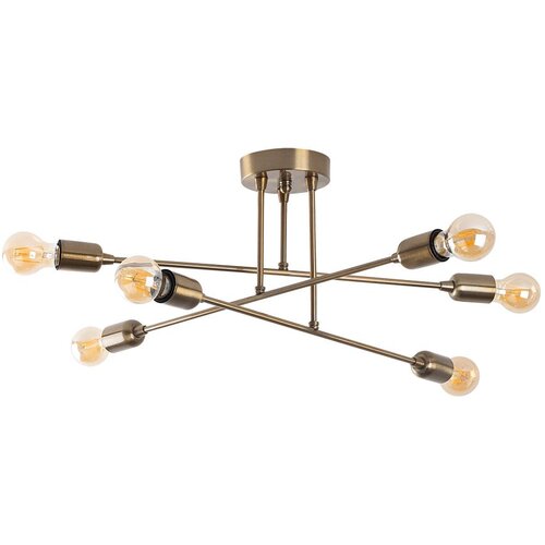 Opviq Visilica FLEUR, vintage metal, 66x 66 cm, visina 27 cm, 6 x E27 40 W, Fleur - 1504 Cijene