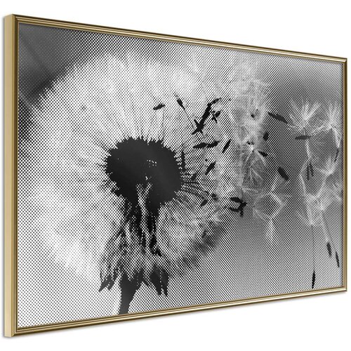  Poster - Dandelion in the Wind 60x40 Slike