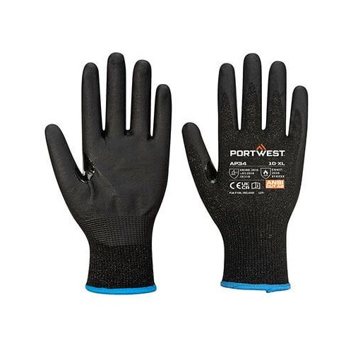 PORTWEST Rukavice AP34 LR15 Touchscreen rukavica sa premazom od nitrilne pene/ crna Cene