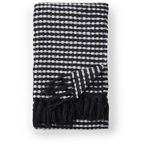 Catherine Lansfield Crna deka 125x150 cm Stab Stitch – Cijene