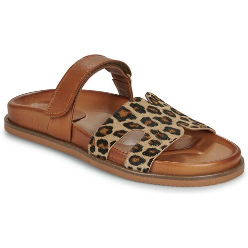 Ex&amp;eacute; Shoes 967-KIMOLOS-LEOPARD-TAN Smeđa Slike