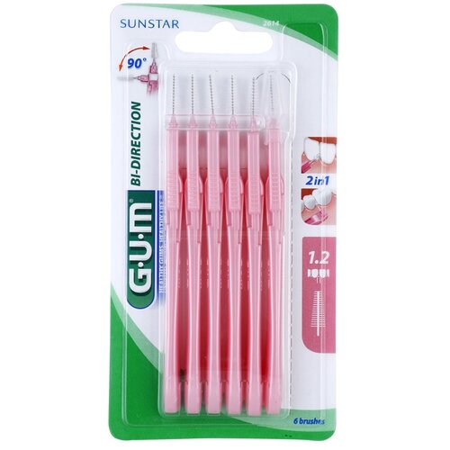 GUM interdental fine pink 1.2mm Cene