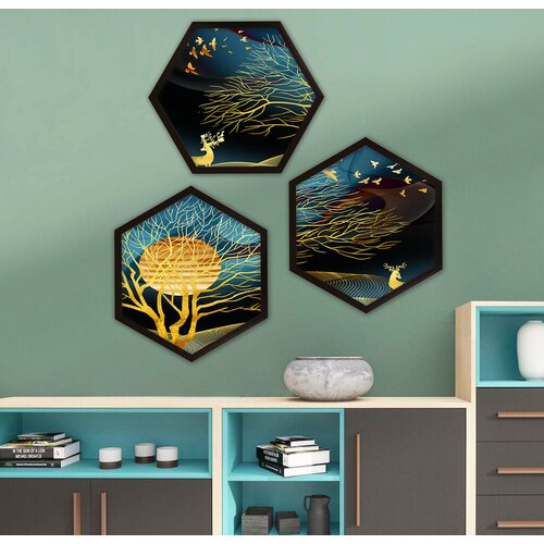 Wallity Uokvirena slika 6GEN1613489353, 35x35 cm, 3 dijela Cijene