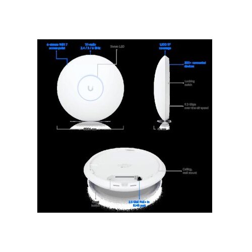 Ubiquiti WiFi 7 Access Point U7-PRO Cene