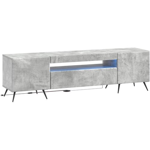  LED TV kabinet Betonska siva Konstruirano drvo Cijene
