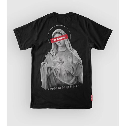 Loose Riders Huck&Pray Maria Tech Tee black Cene