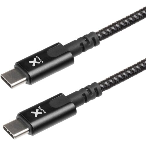 Xtorm Kabel za polnjenje in sinhronizacijo USB-C v USB-C, najlonski pleten, 2 m, - crn, (20618106) Cene