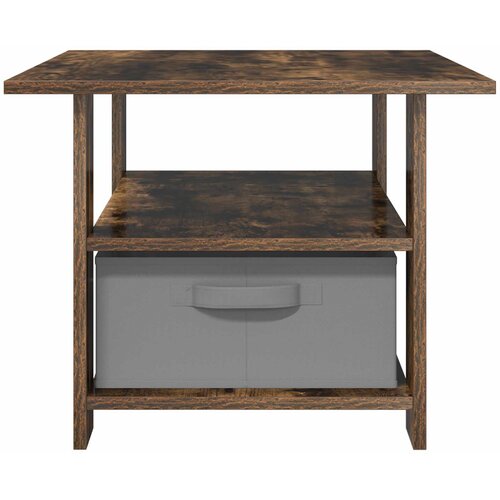  Kava Stol Dimljeni hrast 77 x 55 x 42 cm Konstruirano drvo Slike