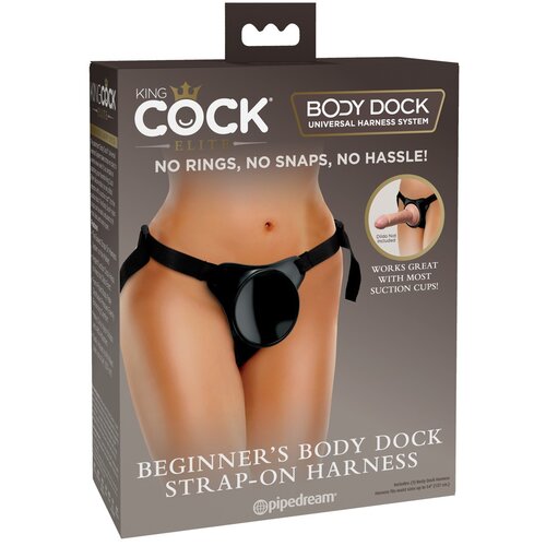 King Cock Elite Beginner&#39;s Body Dock - donji dio na kopču (crni) Cijene