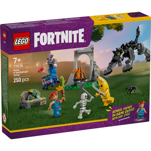 LEGO® Fortnite 77075 Peely &Sparkplug&lsquo;s Camp Cene