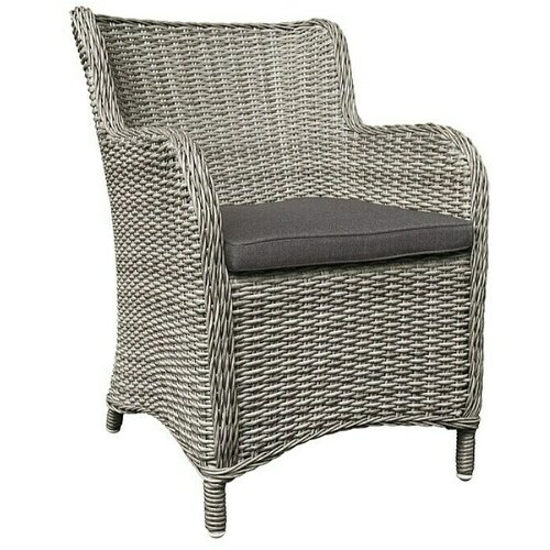 SUNFUN pauline klub fotelja (60 x 73 x 86, poliratan, bambus grey) Slike