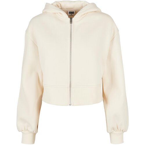 Urban Classics Women&amp;#039;s short oversized jacket with zipper whitesand Slike
