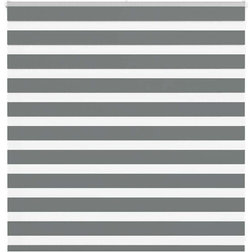 vidaXL Zebra senčilo temno sivo 150x100 cm tkanina širina 145,9 cm Cene