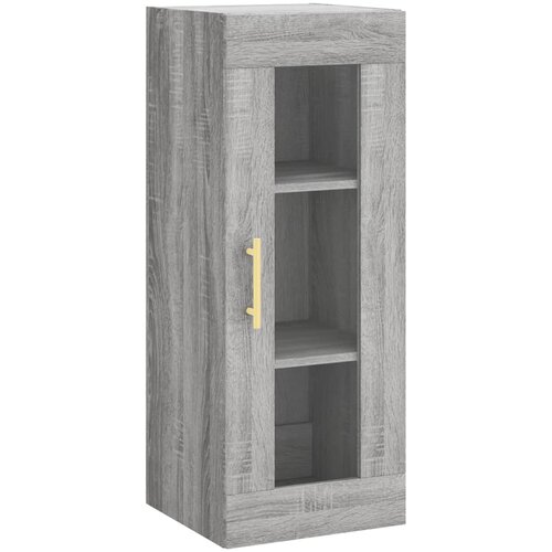  Visoka komoda siva sonome 34,5x34x180 cm od konstruiranog drva Slike
