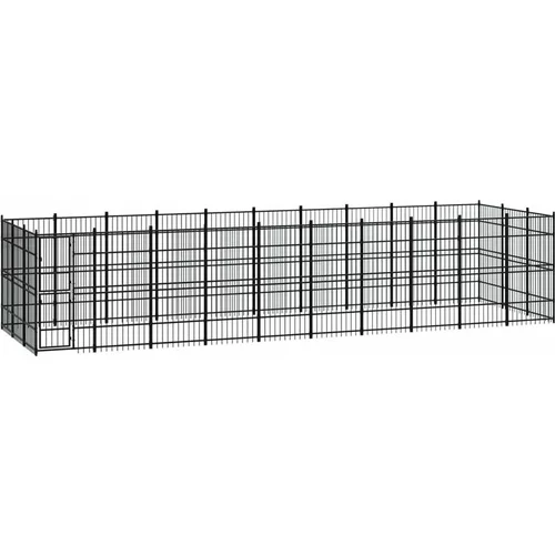  vanjski kavez za pse čelični 27 65 m²