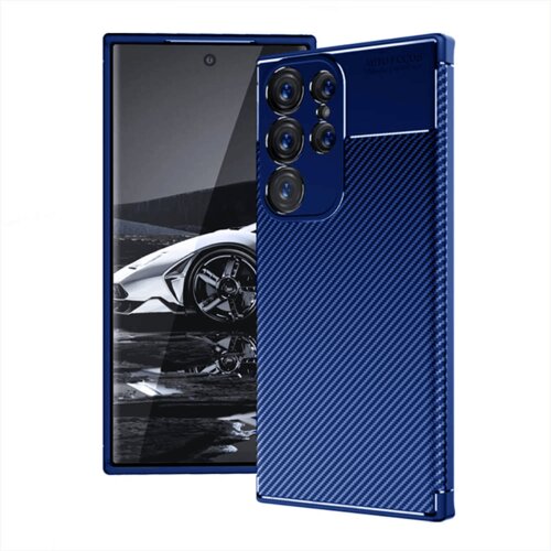  ovitek za Samsung Galaxy S23 Ultra 5G - mat carbon moder Slike