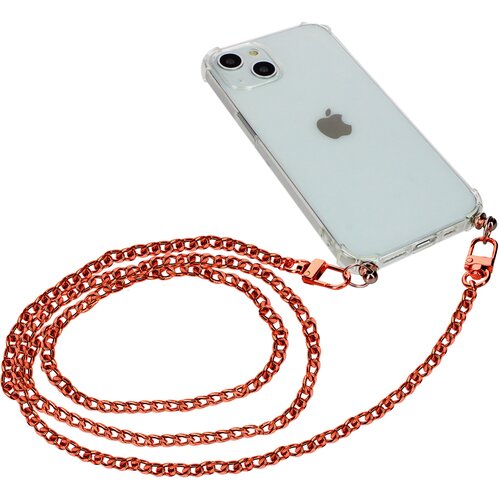 AVIZAR Phone Jewel 120 cm, ravna verižica za robnike - rožnato zlato, (20763636) Cene