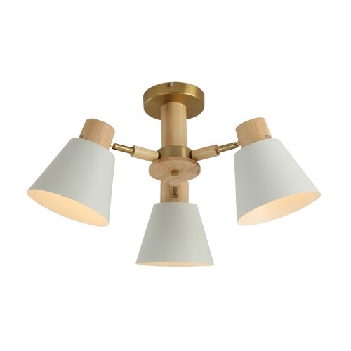 Brilagi plafonski luster lund wood 3xE27/40W/230V prečnik 50 cm drvo Slike
