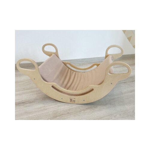 ELIS design Podloga za Montessori gugalnico 6 v 1 smile z elastanom, bež Cene