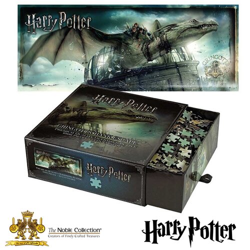HARRY POTTER sestavljanka Beg iz Gringotta 1000 kosov Noble Collection Cene