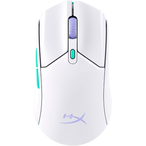  Mi&amp;scaron; HyperX Pulsefire Haste 2 CoreW Wireless Gaming Mouse White 8R2E7AA Slike