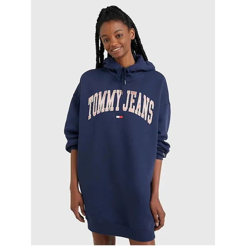 Tommy Hilfiger Dark Blue Women's Hooded Sweatshirt Tommy Jeans - Women