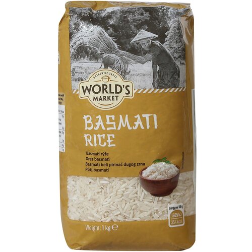 World&amp;iquest;s market Basmati pirinac World&amp;#039;s market 1kg Slike