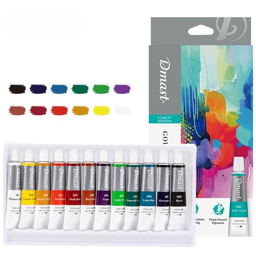 Dmast Set tempera EC320-12, 12ml, 12 komada Cene