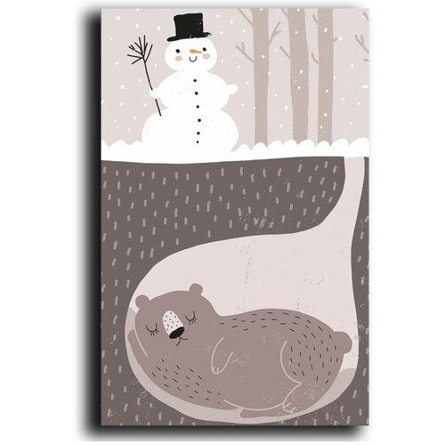 Wallity Otroška slika 45x70 cm Winter – Wallity Cene