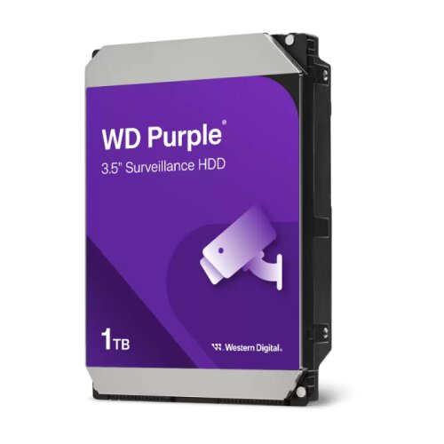 Western Digital 1TB Purple 3,5&amp;quot; SATA 6Gb/s 5400rpm 64MB HDD disk Slike