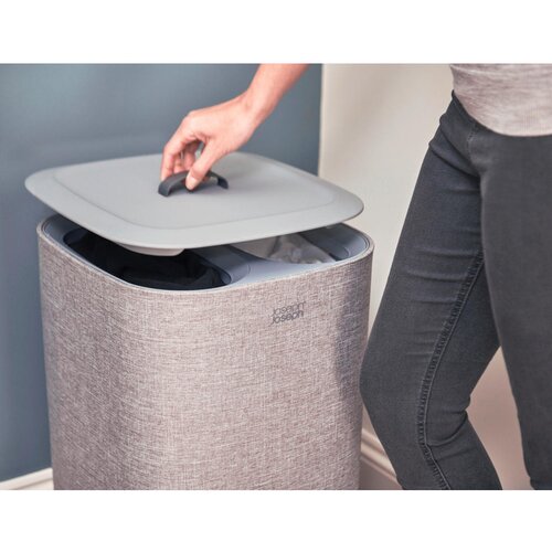 Shumee JJ-Dvojna ko&amp;scaron;ara za perilo 60 l Tota, siva, (21398750) Slike