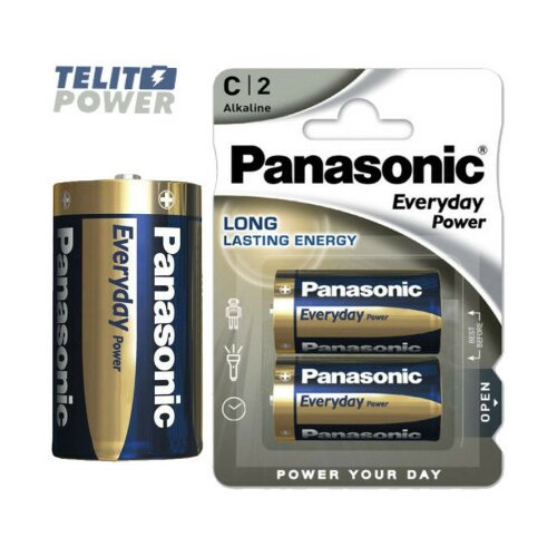 Panasonic alkalna baterija 1.5V everyday power - C BL2 ( 2851 ) Slike