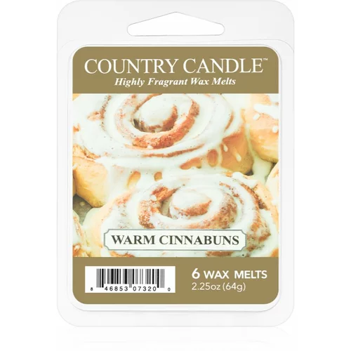 Country Candle Warm Cinnabuns vosak za aroma lampu 64 g