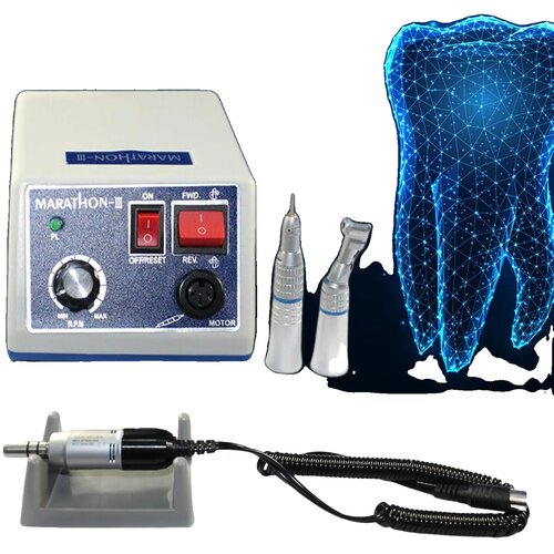 SupplySwap Dentalni mikromotor, visoka hitrost 0-35.000 RPM, kompaktna zasnova, delovanje s stopalom, (5000263032) Cene