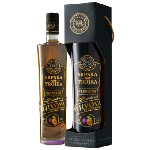 Srpska Trojka Rakija prepečenica &amp;scaron;ljiva 0.7l Slike