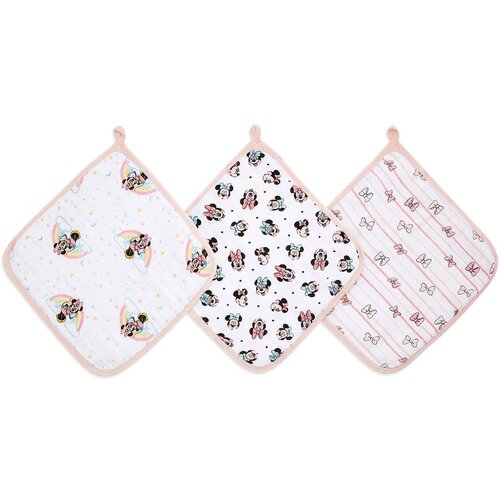 Aden+Anais Essentials 3 dijelni komplet krpica za pranje Disney Minnie Rainbows Slike