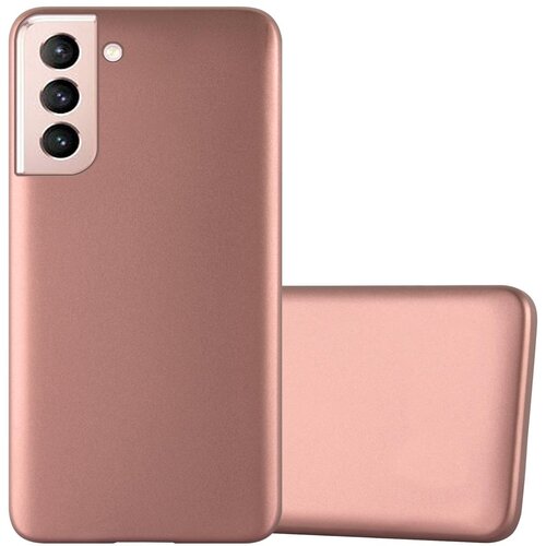 Cadorabo CARE, združljiv s Samsungom v kovinskem rosă &amp;permil; Gold - za&amp;scaron;čitni pokrov iz fleksibilnega silikona TPU, (20590718) Slike